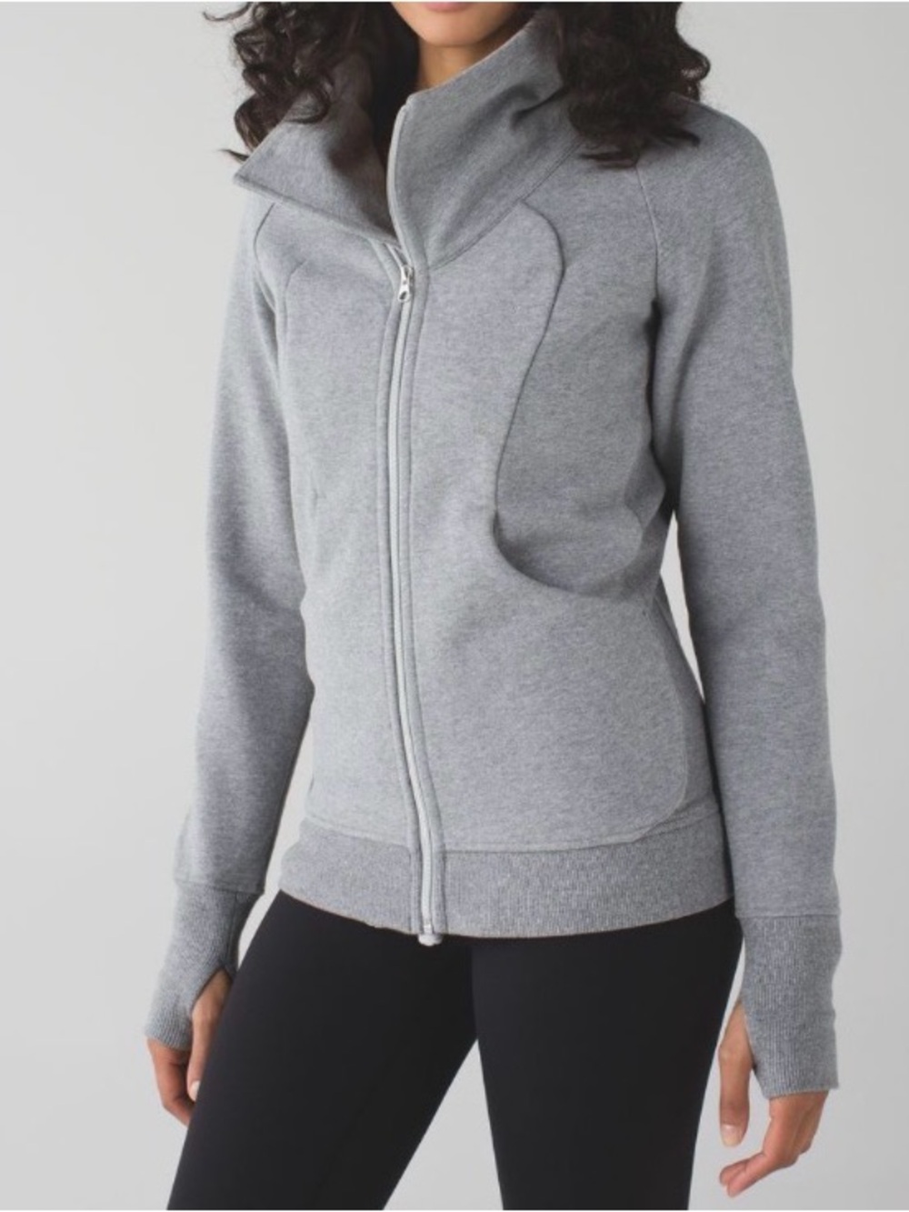 Lululemon Cozy Cuddle Up Jacket
Heathered Medium Grey / Silver Spoon